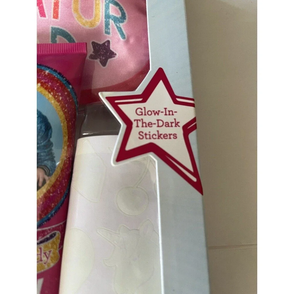 JOJO SIWA Sleep Set Body Lotion Sleep Mask Door Hanger Glow-In-Dark Stickers